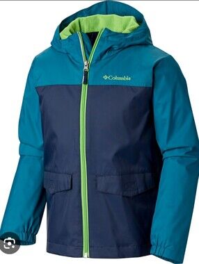Columbia Rain Zilla Waterproof Coat - Lined - S (8) ( EUC)